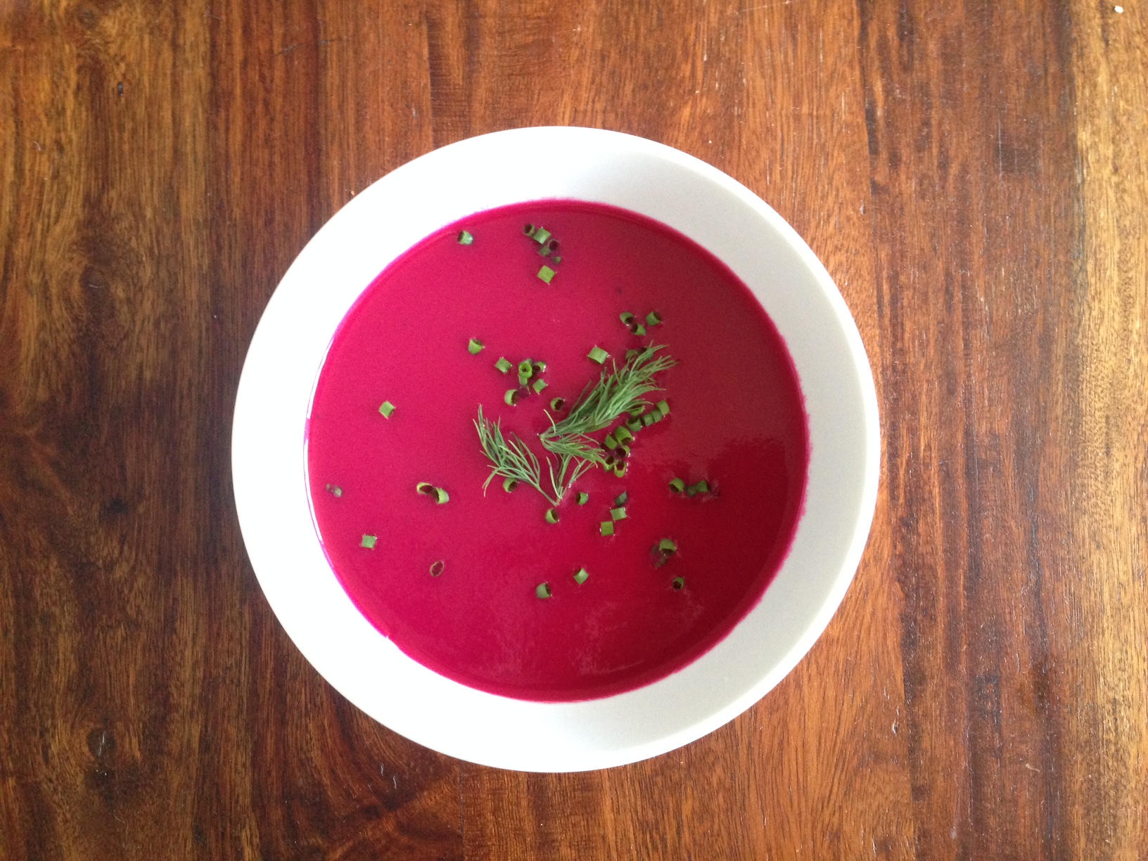 Chilled Beet and Apple Soup