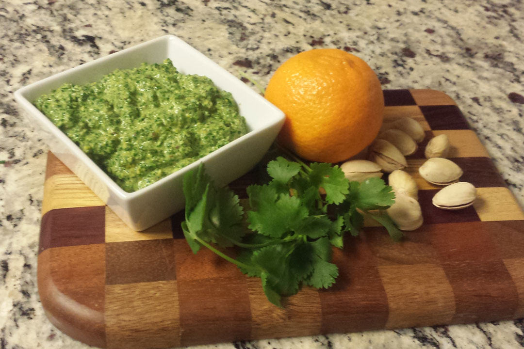 Love Your Heart: Pistachio Mint Pesto