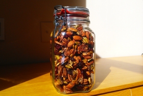 Holiday Spiced Nuts with Dried Fruit Recipe