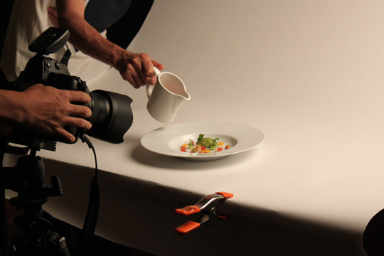 Evan Sung shoots a Local Tomato Gazpacho